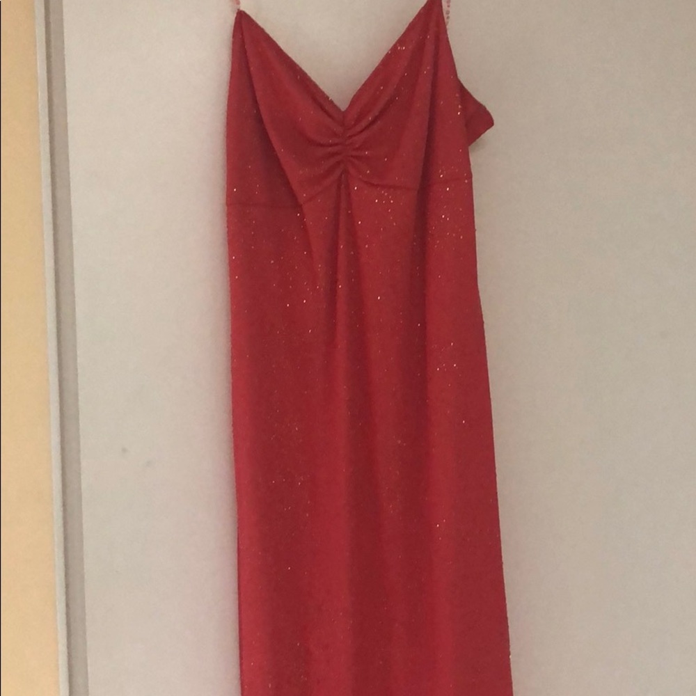 Coral gown
